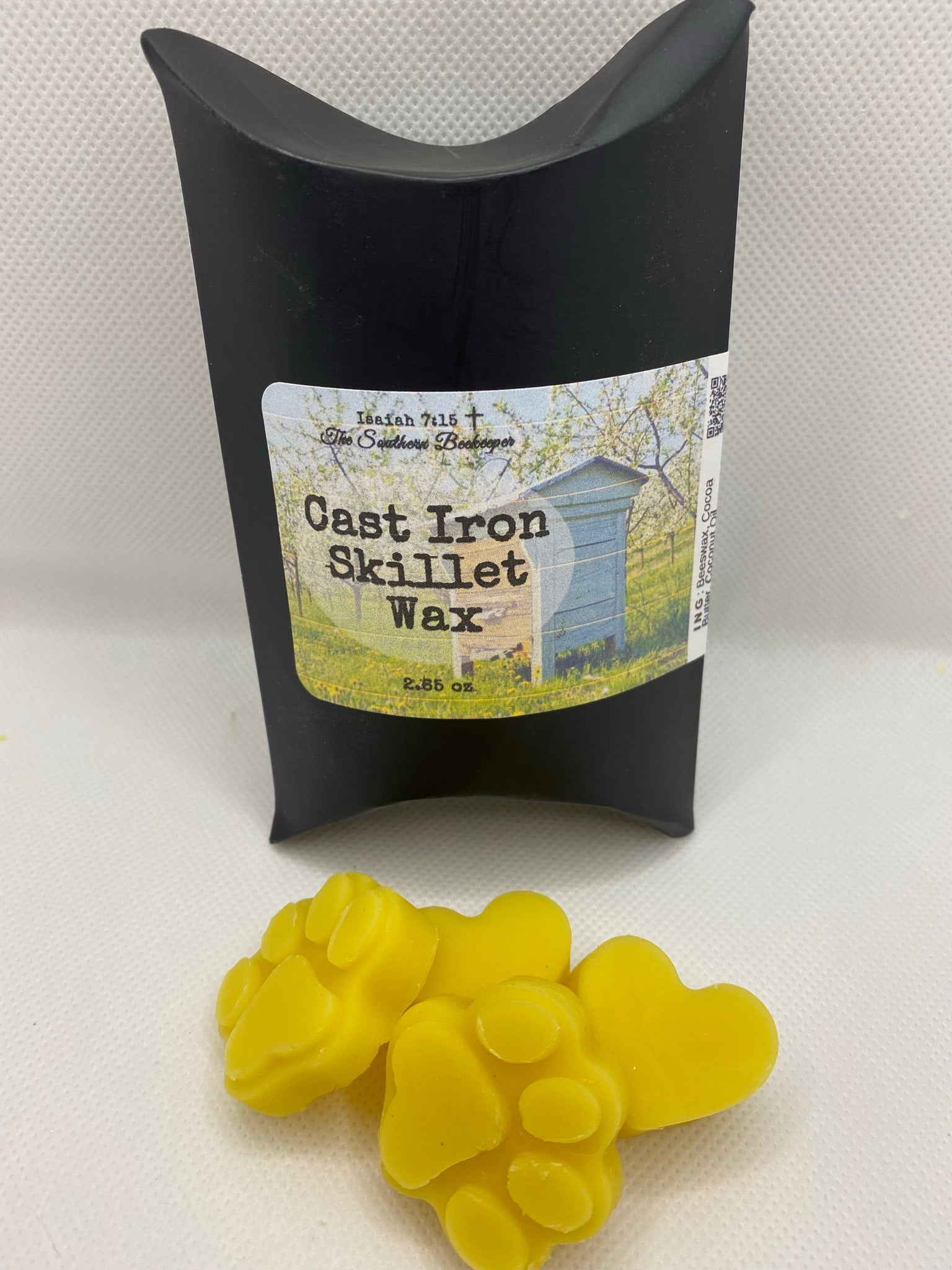 Cast Iron Seasoning Wax (Grapeseed, Sunflower, Beeswax)